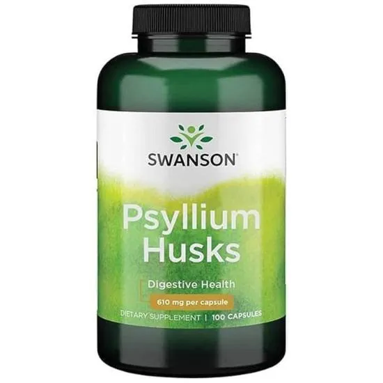 Swanson Psyllium Husks 610mg Capsules
