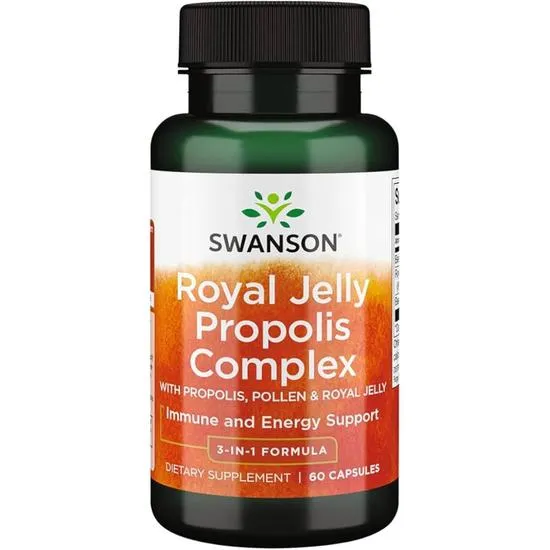 Swanson Royal Jelly Propolis Complex Capsules