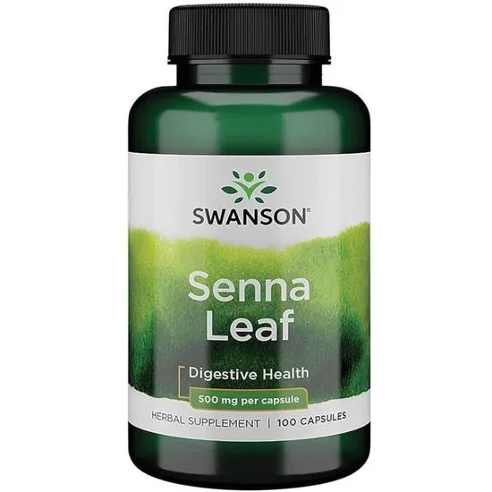 Swanson Senna Leaf 500mg Capsules