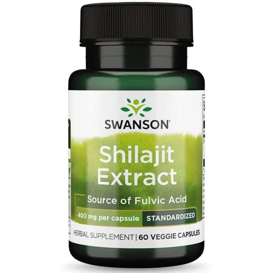 Swanson Shilajit Extract 400mg Capsules