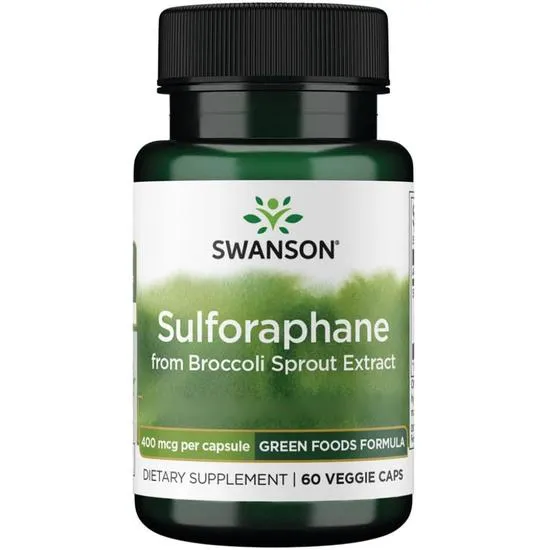 Swanson Sulforaphane From Broccoli Sprout Extract 400mcg Capsules