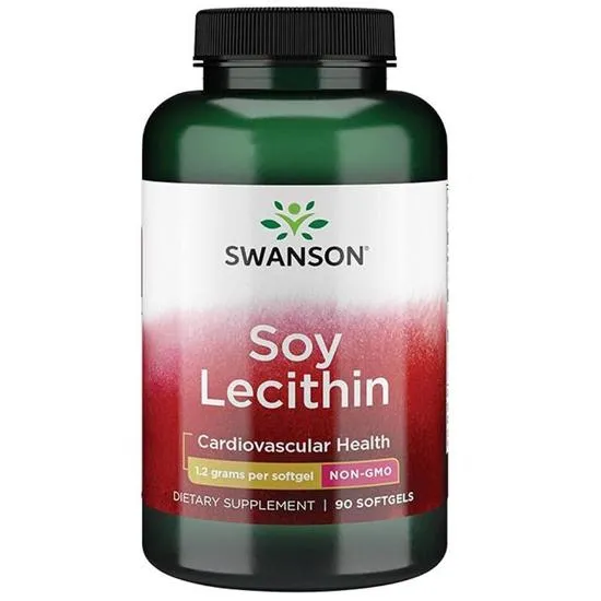 Swanson Soy Lecithin 1200mg Softgels