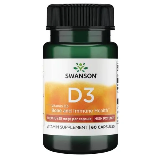 Swanson Vitamin D3 1000iu Capsules