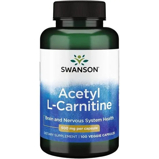 Swanson Acetyl L-Carnitine 500mg Capsules