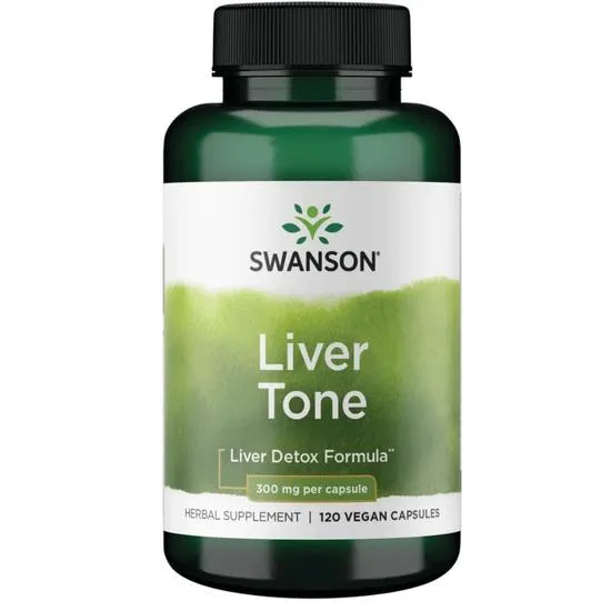 Swanson Liver Tone Liver Detox Formula 300mg Capsules