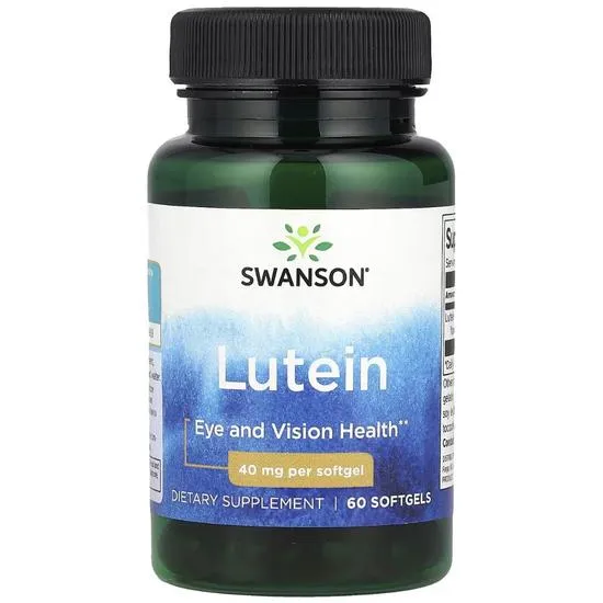 Swanson Lutein 40mg Softgels