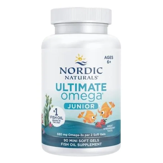Nordic Naturals Ultimate Omega Fish Oil Junior 680mg Strawberry
