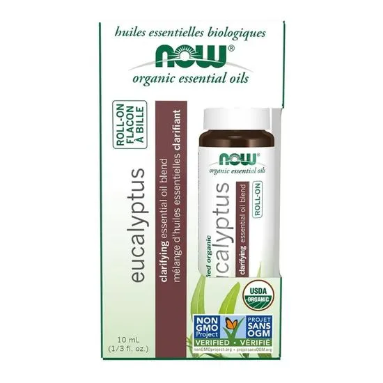 NOW Foods Essential Oil Roll-On Eucalyptus