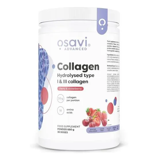Osavi Collagen Hydrolysed Type I & III Cherry & Strawberry