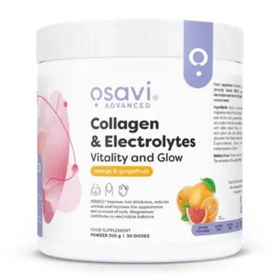 Osavi Collagen Electrolytes Vitality & Glow Orange & Grapefruit