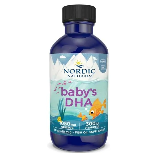 Nordic Naturals Baby's DHA Fish Oil 1050mg Omega-3 With Vitamin D3