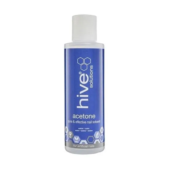 Hive Solutions Acetone Pure & Effective Nail Solvent For Artificial Nails 490Ml
