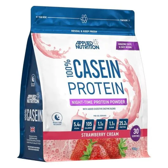 Applied Nutrition 100% Casein Protein Strawberry Cream