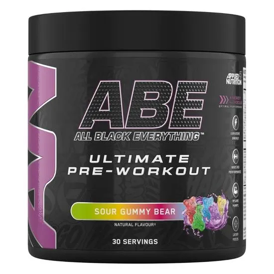 Applied Nutrition All Black Everything Sour Gummy Bear