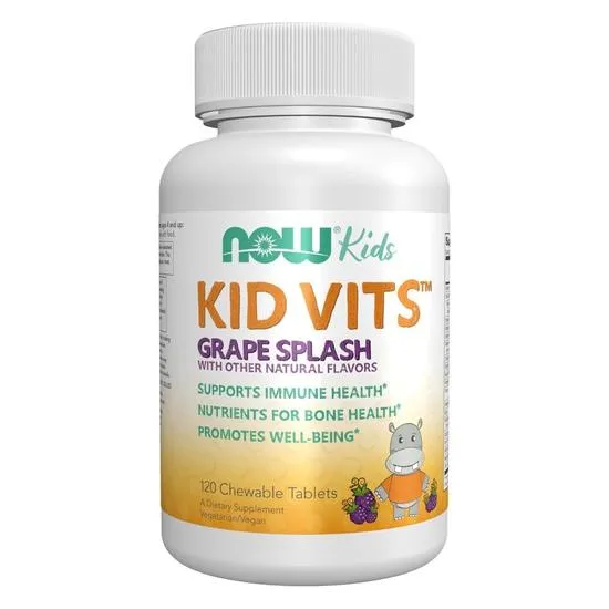 NOW Foods Kid Vits Grape Splash Chewables