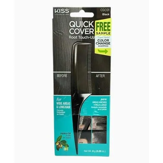 Kiss New York Quick Cover Grey Hair Touch Up Comb CGC01