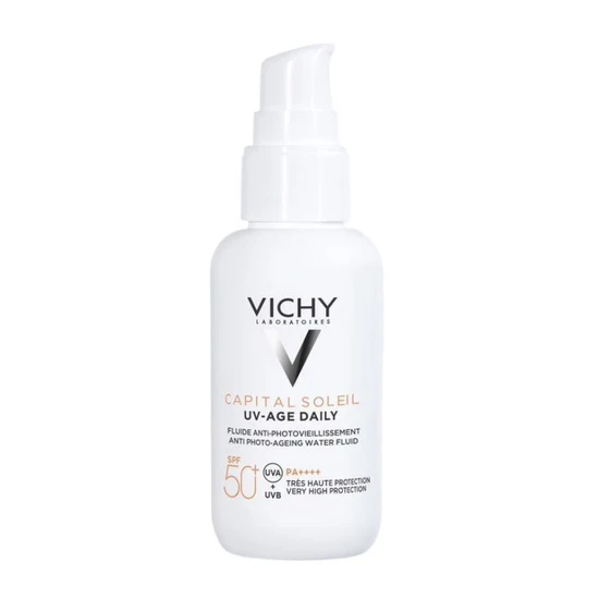 Vichy Capital Soleil Uv Age Daily SPF 50+ Invisible Sun Cream With Niacinamide