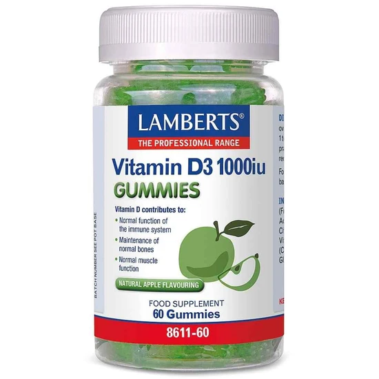 Lamberts Vitamin D3 1000iu Gummies