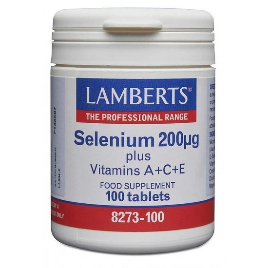 Lamberts Selenium 200ug Plus A+C+E Tablets