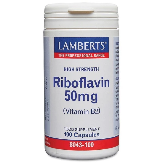 Lamberts Riboflavin 50mg Capsules