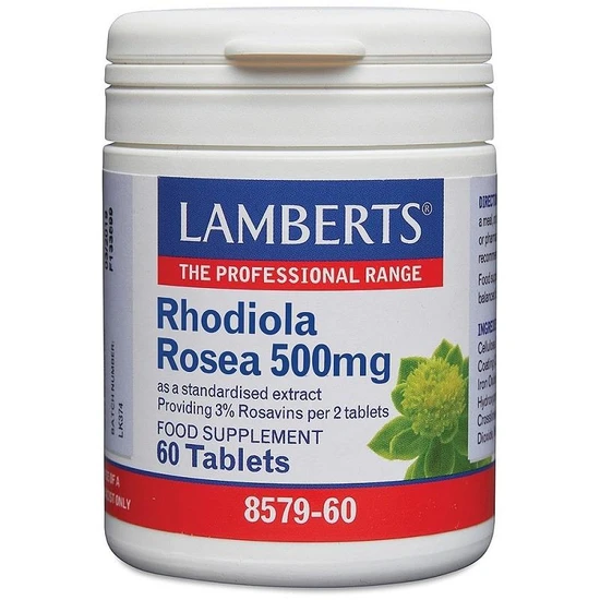 Lamberts Rhodiola Rosea 500mg Tablets