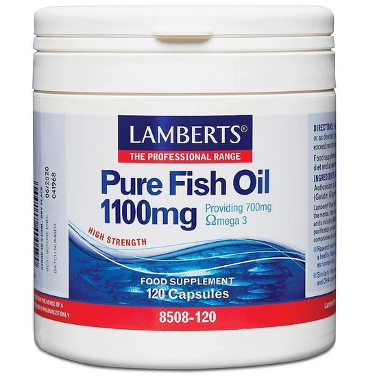 Lamberts Pure Fish Oil 1100Mg Capsules 120 Capsules