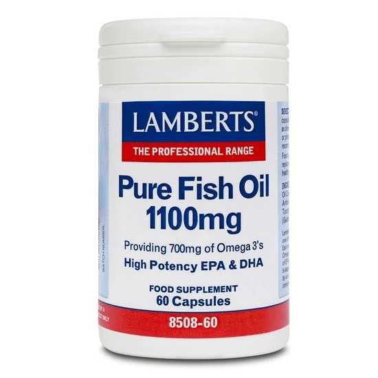 Lamberts Pure Fish Oil 1100mg Capsules