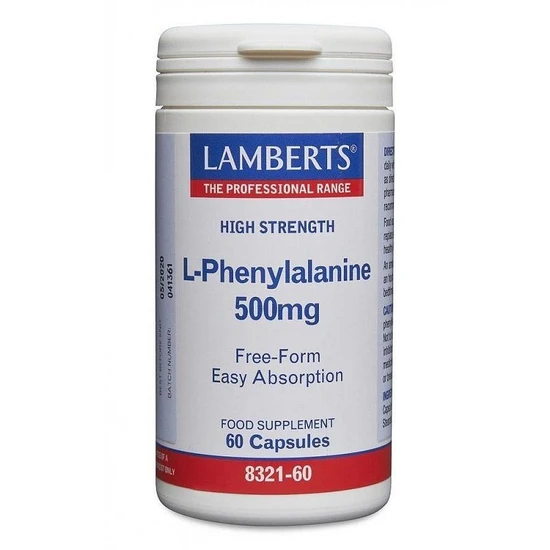 Lamberts L-Phenylalanine 500mg Capsules