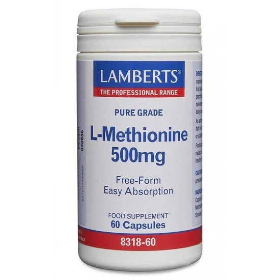 Lamberts L-Methionine 500mg Capsules