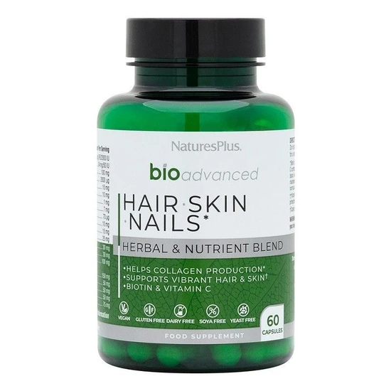 Nature's Plus BioAdvanced Hair, Skin & Nails Caps