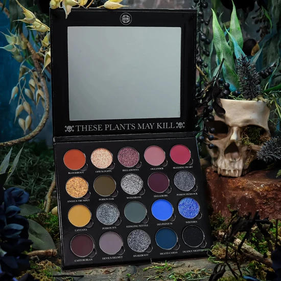 Bella Beaute Bar Poison Garden 20 Pan Magnetic Palette