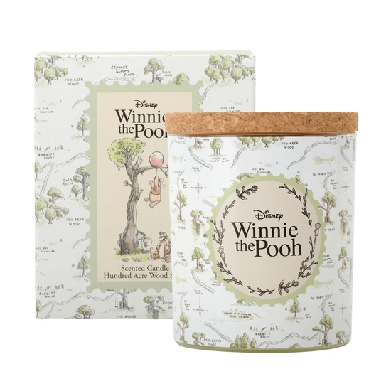 Disney Pooh Hundred Acre Wood Glass Candle