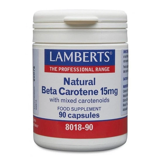 Lamberts Natural Beta Carotene 15mg Capsules