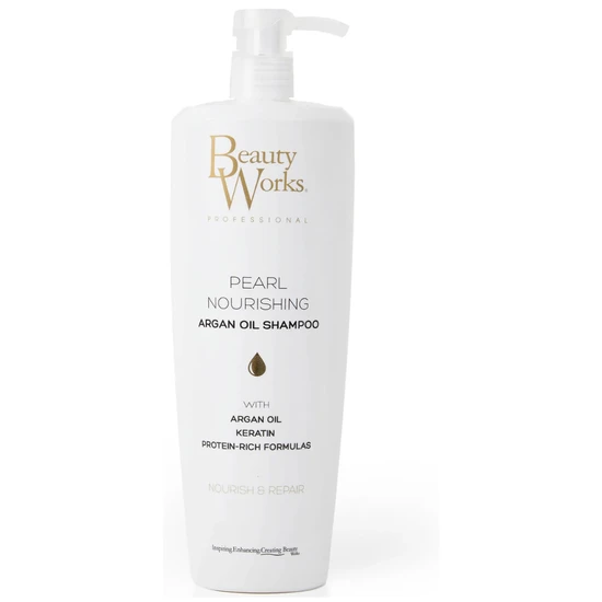 Beauty Works Pearl Nourishing Argan Oil Shampoo 1000Ml