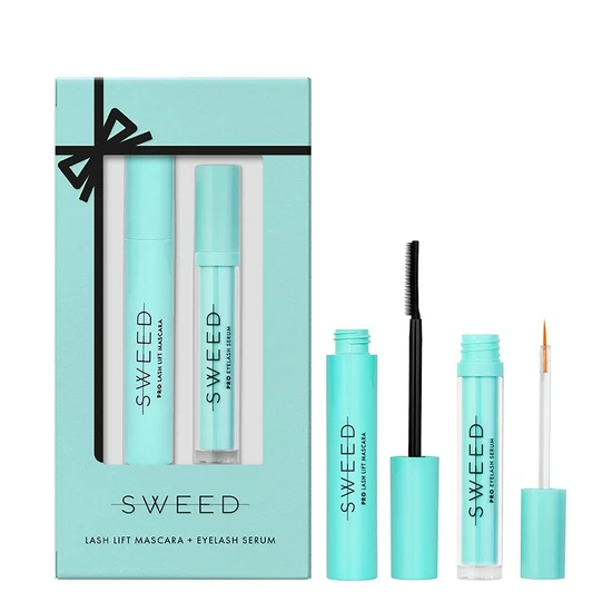 Sweed Lashes Lash Lift Mascara & Eyelash Growth Serum Set