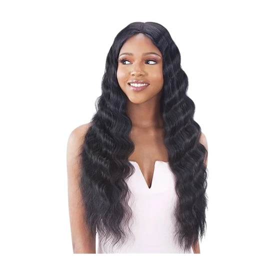 Model Model Lace Front Triple Barrel Curl Wig
