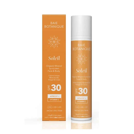Baie Botanique Face & Body Mineral Sunscreen SPF 30 With Vitamin C