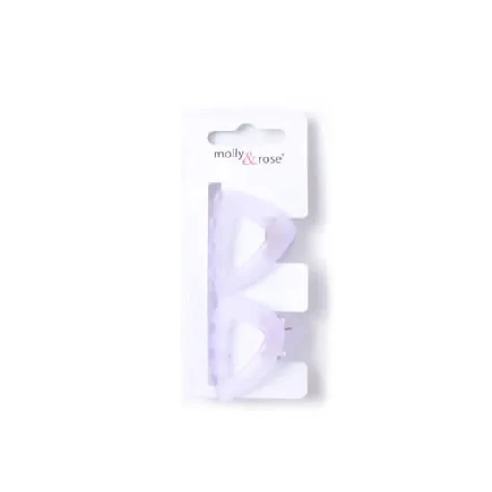 Molly And Rose Card Of 2 Translucent Pastel Clamps