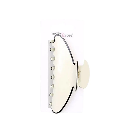 Molly And Rose Black & Cream Contrast Trim Assorted Clamp