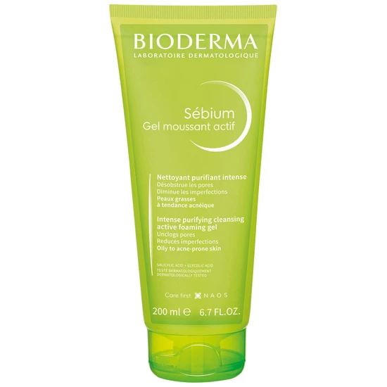 Bioderma Sebium Active Purifying Foaming Gel Oily To Acne-Prone Skin