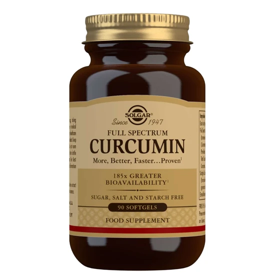 Solgar Antioxidants Full Spectrum Curcumin 185x Greater Bioavailability