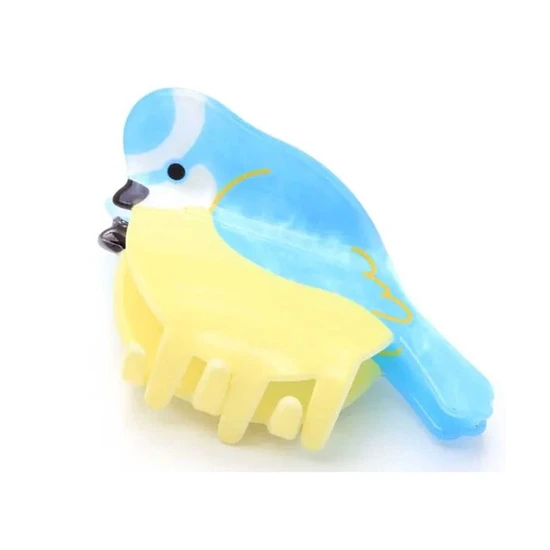 Molly And Rose Pearlescent Blue Bird Hair Clamp