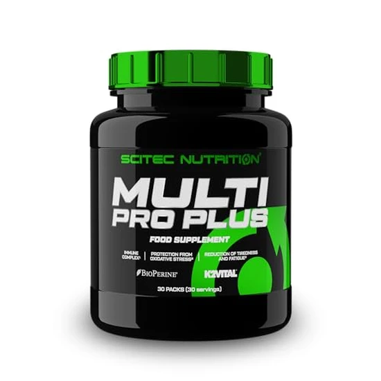 Scitec Nutrition Multi Pro Plus 29-in-1 Multivitamin Food Supplement With Omega-3, Calcium, & Ginseng In Convenient Sachets