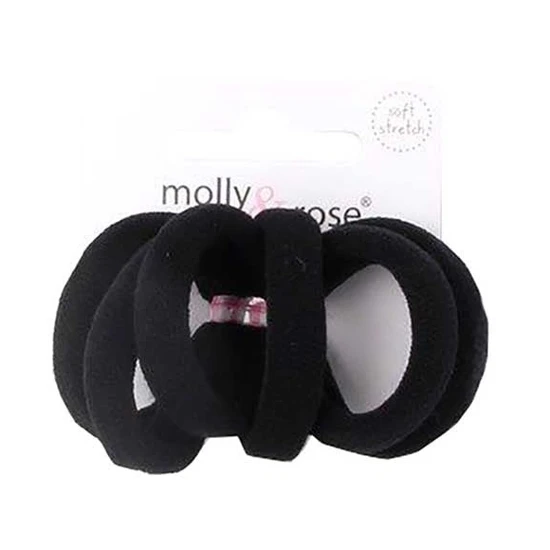 Molly And Rose Jersey Elastic Bands Black
