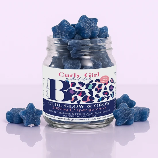 Curly Girl Grow + Glow Hair Vitamins Biotin+ Gummies