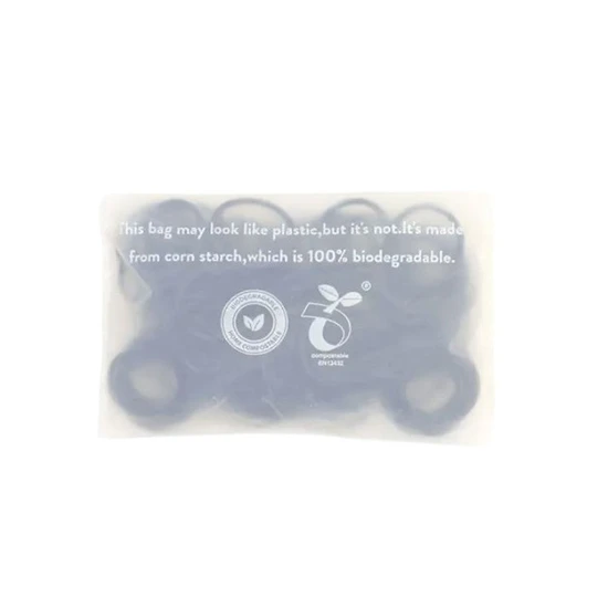 Molly And Rose Mini Hair Black Rubber Bands