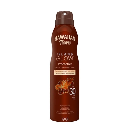 Hawaiian Tropic Island Glow Protective Dry Oil Spray SPF 30