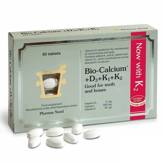 Pharmanord Pharma Nord Bio Calcium + D3 + K 500mg Tablets