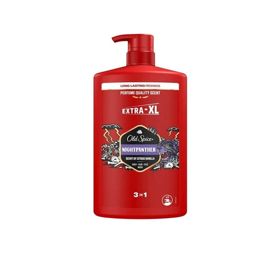 Old Spice Night Panther 3-In-1 Body Hair Face Wash