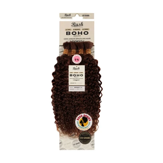 Rush Boho Braids Water Wave Virgin Brazilian Hair 17"-19"